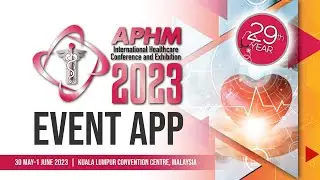 APHM2023 Event App (User Guide)