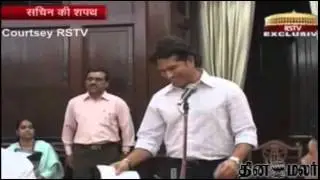 Amid row, Sachin granted leave for rest of Rajya Sabha session