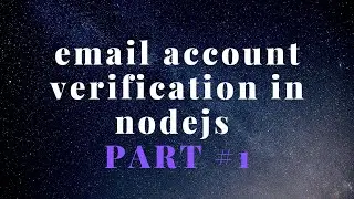 Email Registration & Login  Form With Email Verification in NodeJs 