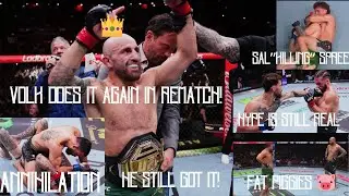 UFC 325 Fight Card Recap! Volk clears Lopes in rematch! BSD potential finally reached? Ruffy gets KO