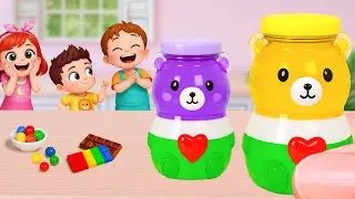 Miniature Rainbow Jelly Tutorial 🌈 Amazing Rainbow Gummy Bear Jelly 💕 Little Yummy
