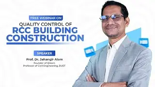 Webinar On Durable Concrete Prof. Dr. Jahangir Alam