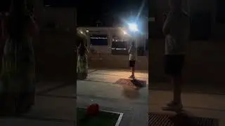 My cousin and my Dad , (Macy and Danny) singing These Days on holiday in Greece