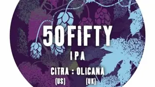 Craft Beer Review | Buxton Brewery - 50fifty Citra & Olicana | USA and UK hopped IPA