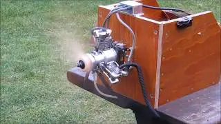Saito FA120R3 with rainbow-tronic ignition system and gasoline