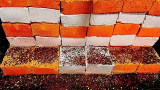 Soft wall Crush by @ColourChalk | Oddly Satisfying | Relaxing Sound | Please Subscribe 🧡