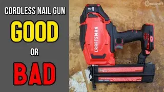 REVIEW: Craftsman V20 CORDLESS BRAD NAILER - CMCN618C1