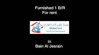 Furnished 1B/R for rent in Bain Al Jessrain-Abu Dhabi