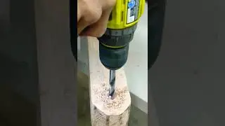 agujero para perno #craft #diy #carpinteria #woodworking #tools #carpintero #carpentry #viral