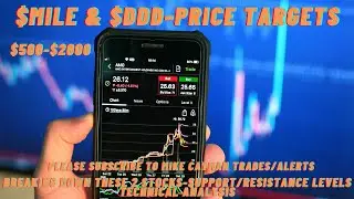 #MILE & #DDD-Price Targets-Technical Analysis-$500-$2000