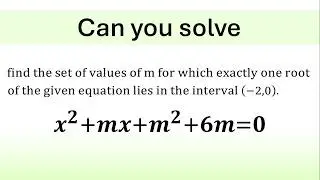 A Fascinating Algebra Challenge on Quadratics | 99% Failed to Crack This!