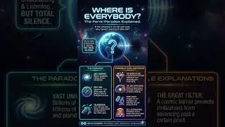 The Fermi paradox Explained #shorts #universe #space #physics #aliens