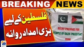 Pakistan sent aid to Palestine - Humanitarian Assistance - Geo News