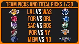 NBA Picks Today 1/30/26 NBA Picks and Predictions NBA Bets Today