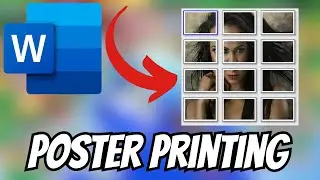 How To Print Enlarge Images Into Multiple Pages In Microsoft Word For Poster Printing