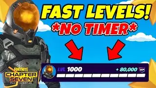 NO TIMER Fortnite XP MAP to LEVEL UP FAST in Chapter 7 (Earn XP)
