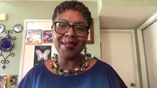 Nikki Grimes 2020 BGHB Nonfiction honor acceptance selfie