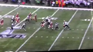 Jacoby Jones 108 Yard amazing Touch Down in super bowl 2013