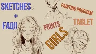 MyPaint Sketches+ FAQ! PAINTING PROGRAM, TABLET, GIRLS