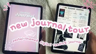 Pastel-Themed Reading Journal on my iPad 🎀  | Goodnotes 6 ✏️