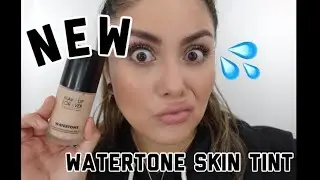 NEW Makeup Forever WATERTONE skin-perfecting tint | demo + wear test | it&rsquo;s an odd one 🤔