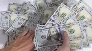 Financial Freedom $15500 Cash - Counting Money ASMR - Saving Money Eric TDX Z143