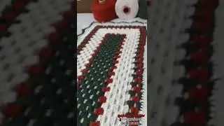 Passadeira Retangular de Croch&ecirc; 1,80 Comprimento 65 de Largura Chama no Zap 1150724649
