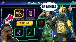 I Got The Flashing Spade Bundle🥳🔥 From Hacker Store💥 Event In (Garena-Free Fire)...
