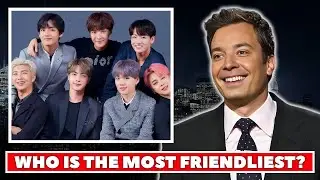 Jimmy Fallon Ranks the Friendliest BTS Members!
