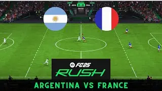 FC 25 - Rush Gameplay | Argentina vs France | PS5&trade; [FULL HD 1080P]