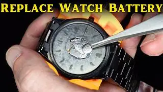 How to EASILY Replace a Watch Battery at Home Using Simple Tools