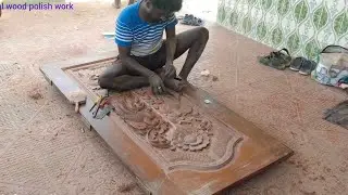 VENGAI Wood Door |  Cleaning & PU Sealer Apply