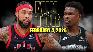 Minnesota Timberwolves vs Toronto Raptors Full Game Highlights &ndash; February 4, 2026 | NBA Season