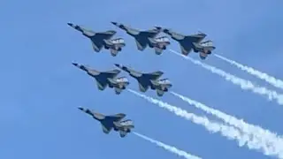 2025 USAF Thunderbirds @ Battle creek airshow 7/6/25 (Sunday)