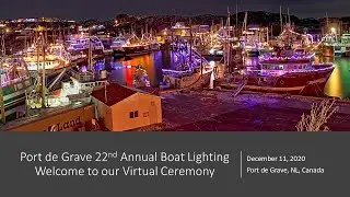 Port de Grave Virtual Boat Lighting Ceremony 2020