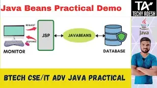 Java Beans Practical Implementation | B Tech CSE Advanced Java Practical |Gurugram /MDU university