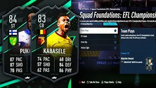 HOW TO COMPLETE SQUAD FOUNDATIONS EFL CHAMPIONSHIP & PUKKI OBJECTIVES FAST! FIFA 23 ULTIMATE TEAM