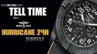 Does the Hour Hand Move Normally on a Breitling Hurricane 24 Hour?