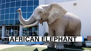 Inflatable Elephant Setup
