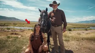She Trembled, Afraid He’d Laugh — But the Cowboy Gently Wrapped Her in His Coat