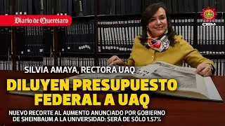 Diluyen presupuesto federal a la UAQ: rectora Silvia Amaya