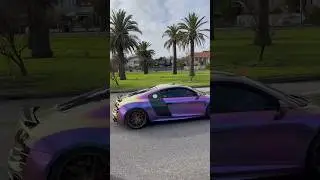 TWIN TURBO Audi R8 BURNOUT 🚀💨 #twinturbo #burnout