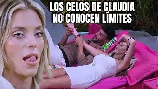 A Claudia se le caen las extensiones al ver a Gerard con Andrea 🍎CELOS en #laisladelastentaciones9