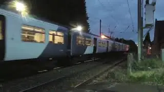 GA 321315, 321361 + new Renatus 321311 depart Stowmarket on 1P48: 10/10/2017