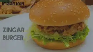 Zingar Burger Recipe...crispy, crunchy zingar burger by Cooking Modes!!!!!