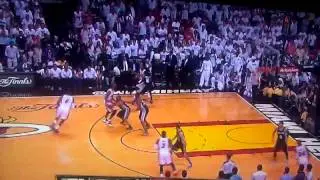 Ray Allen ties game 6 of NBA finals