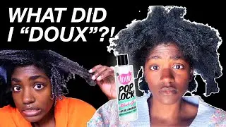 Wash n' go for a WEEK they said...it'll be POPPIN' they said... | The Doux glaze on 4c hair