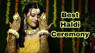 मध्य प्रदेश ki Haldi ceremony💛||my haldi ceremony💛 || m.p. ki sadi dekho||CG ki bahu VARSHA