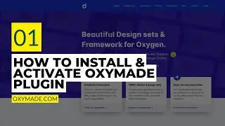 How to Install & Activate OxyMade plugin for Oxygen Builder