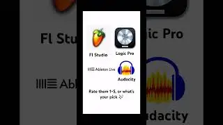 Fl Studio, Logic, Ableton or Audacity. What’s your pick🤔⁉️ 
